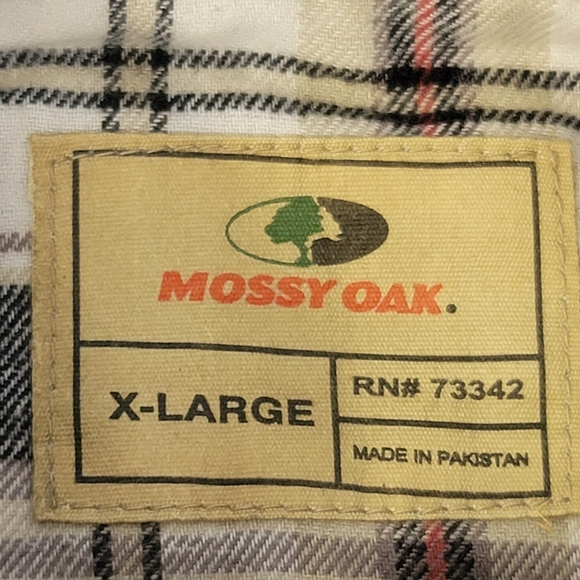 Mossy Oak Women's Flannel Buffalo Plaid  Shirt  Size XL - Picture 8 of 12